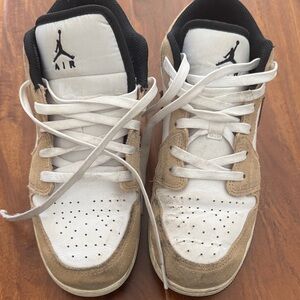 Beige Nike Air Jordan Sneakers size 5.5